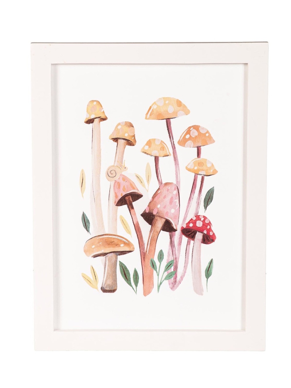 FRAMED MUSHROOM WALL ART